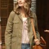 Diana Silvers Green Cotton Jacket