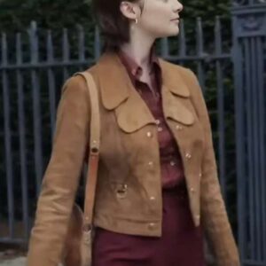 Dolours Price Brown Leather Jacket