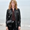 Laura Dern Black Leather Jacket