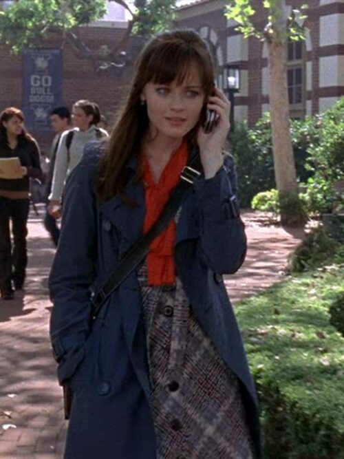 <h2>Gilmore Girls Rory Gilmore Blue Cotton Trench Coat</h2>